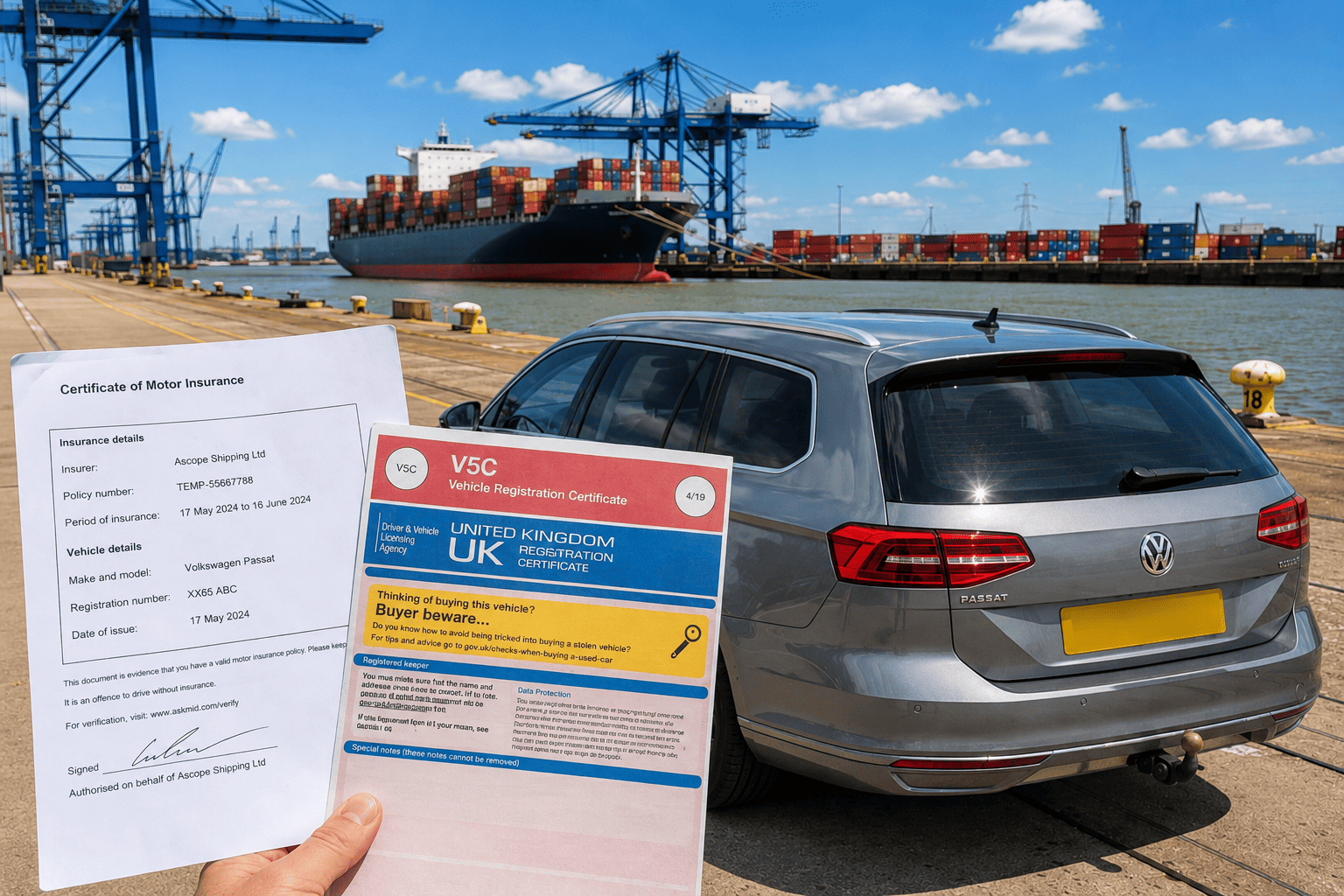 Temporary Car Insurance Before Exporting